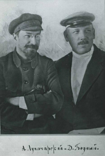 Portrait of Anatoli Lunatscharski and Demian Bedny [s.d.]