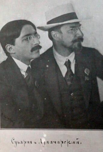 Portrait of Boris Souvarine and Anatoli Lunatscharski [s.d.]