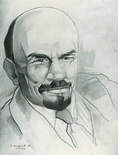 Portrait of Lenin by Yuri Annenkov, Moscow (1921)